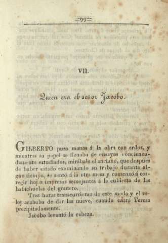 VII. Quien era el señor Jacobo