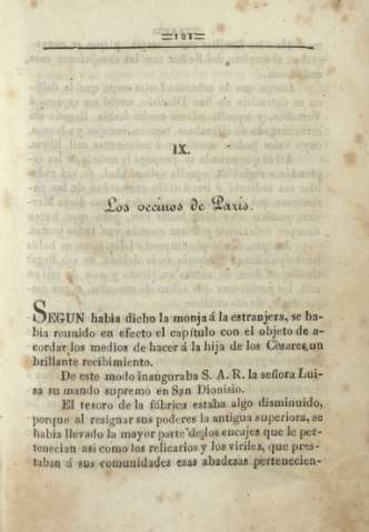 IX. Los vecinos de París