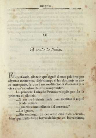 XII. El conde de Fenix