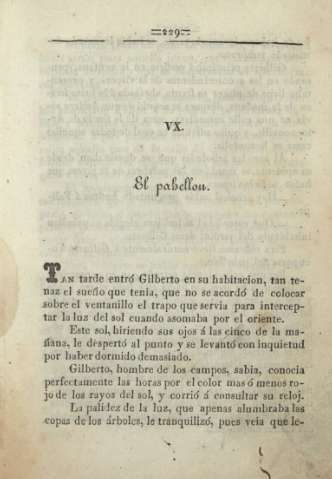 XV. El pabellon