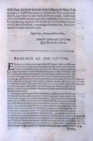 Prologo al Pio Lector