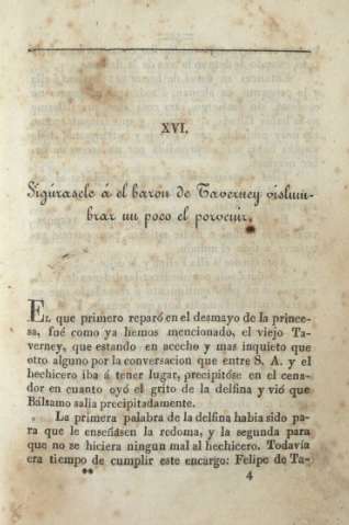 XVI. Figúrasele á el baron de Taverney vislumbrar un poco el porvenir