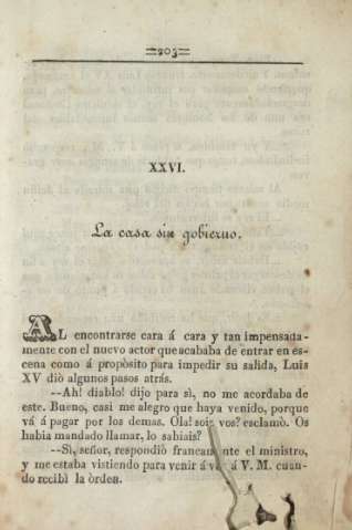 XXVI. La casa sin gobierno