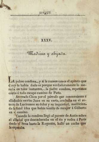 XXXV. Madrina y ahijada