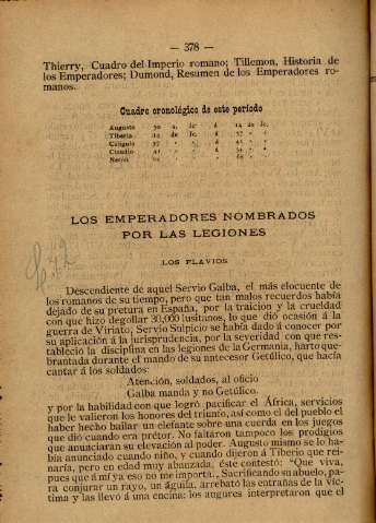 Los emperadores nombrados por las legiones. Los Flavios