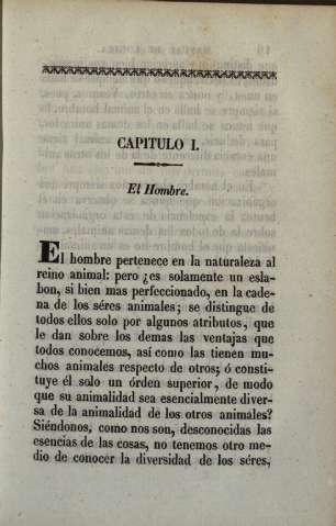 Capitulo I. El Hombre