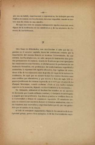 IV. Otro linaje de dificultades...