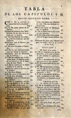 Tabla de los capitulos y deste segundo tomo