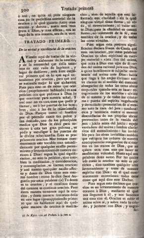 Tratado primero. De la virtud y excellencia de la oracion