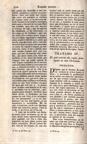 Tratado IV. El qual contiene dos reglas principales de vida Christiana