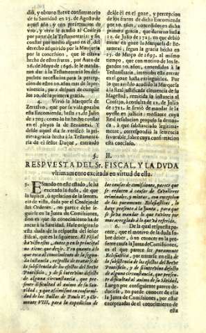 Respvesta del Sr. Fiscal, y la dvda...