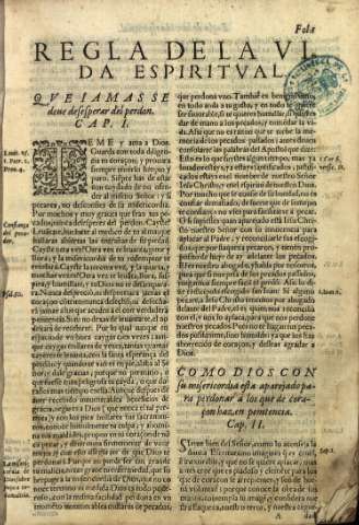 Regla de la vida espiritval...