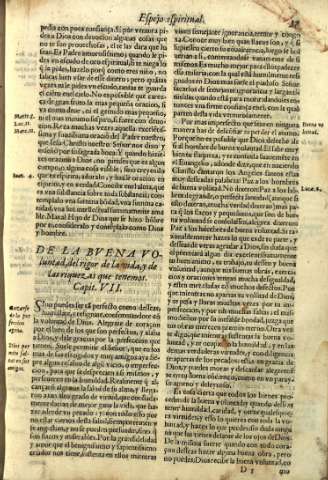 Capit. VII. De la bvena Voluntad...