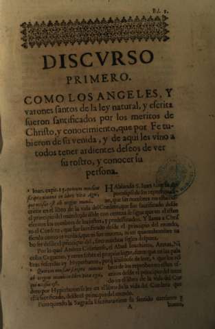 Discvrso Primero
