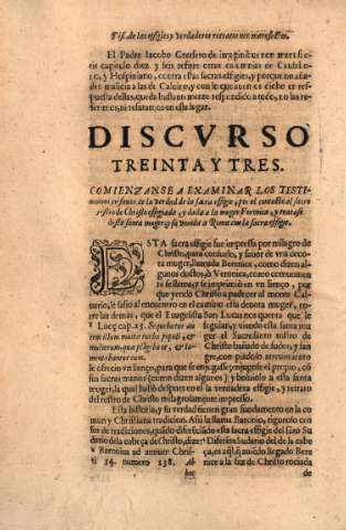 Discvrso Treinta y Tres