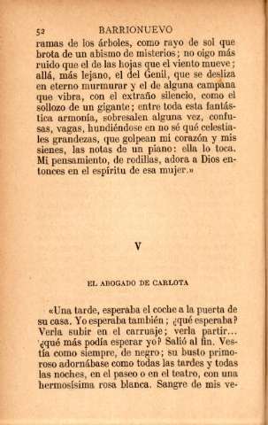 V. El abogado de Carlota