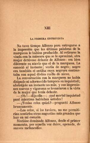 XIII. La primera entrevista