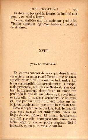 XVIII. ¡Viva la libertad!