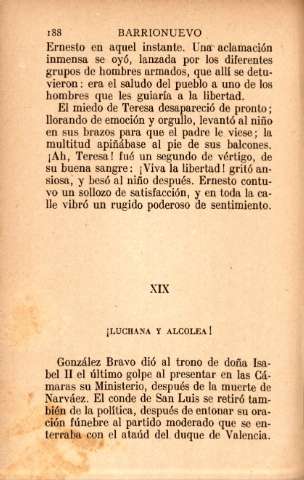 XIX. ¡Luchana y Alcolea!