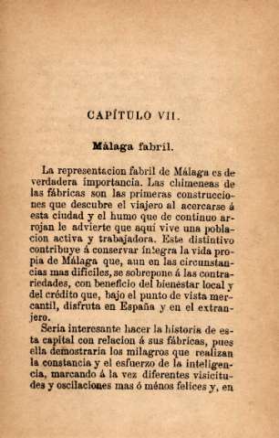 Capítulo VII. Málaga fabril