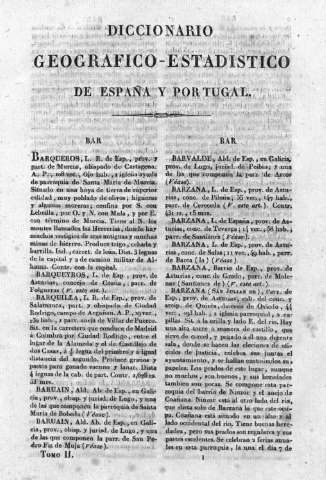 Diccionario geografico-estadistico de España y Portugal