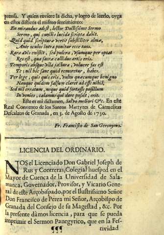 Licencia del Ordinario