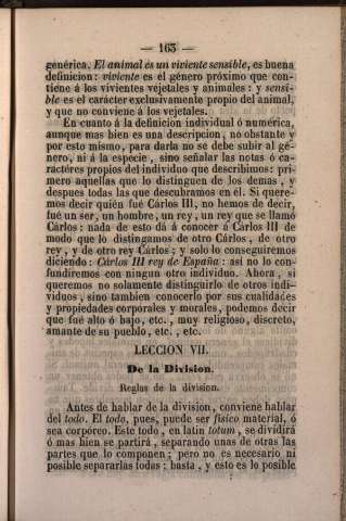 De la División