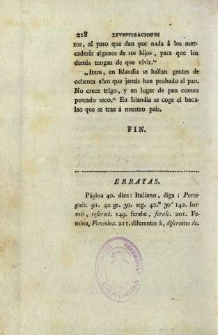 Erratas