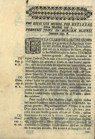 Vos estis lux mvndi...En la clase de los cielos...