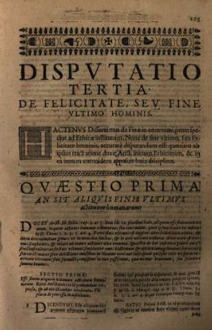 Dispvtatio Tertia