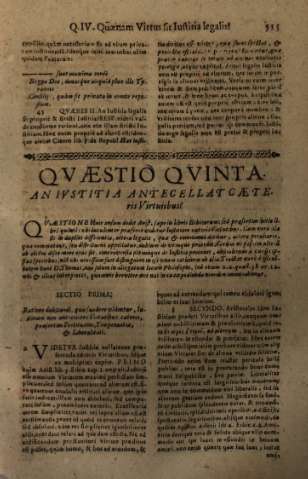 Qvaestio Qvinta