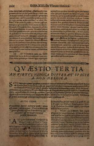 Qvaestio Tertia
