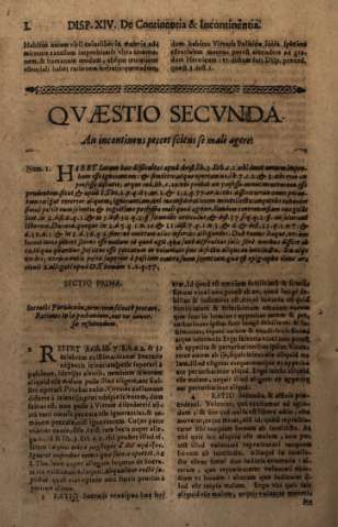 Qvaestio Secvnda