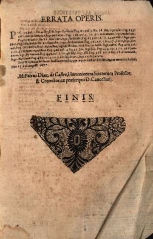 Errata Operis
