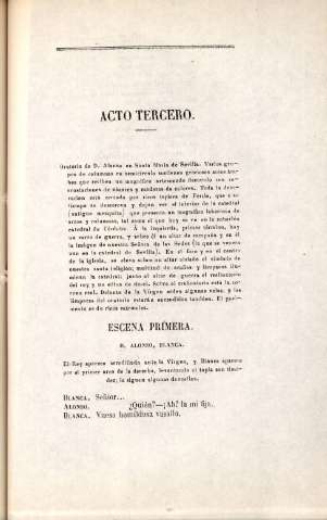 Acto tercero. Escena primera