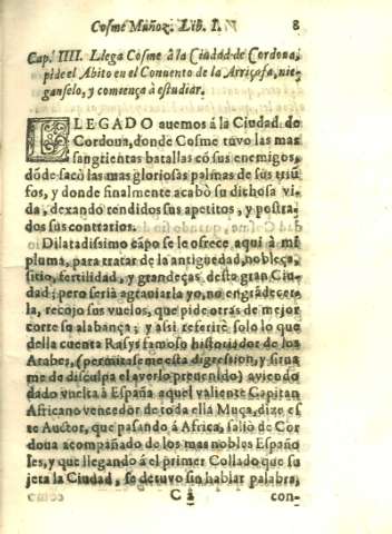 Cap. IIII