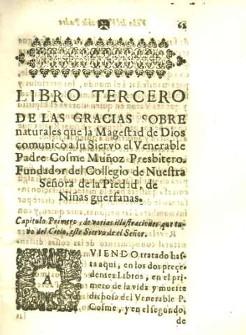 Libro Tercero