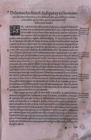 De la mucha diuersidad que ay en las maneras del contar los años...