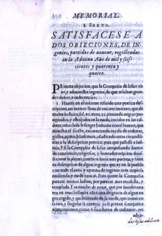 S. Sexto. Satisfacese a dos objeciones...