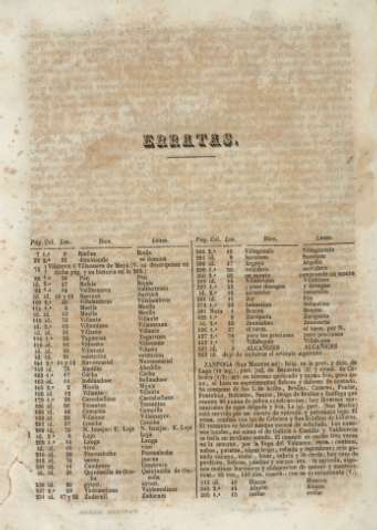 Erratas