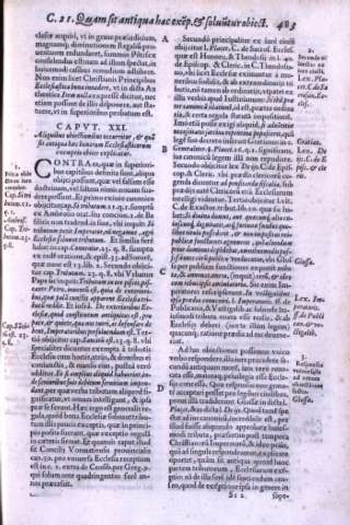 Capvt XXI