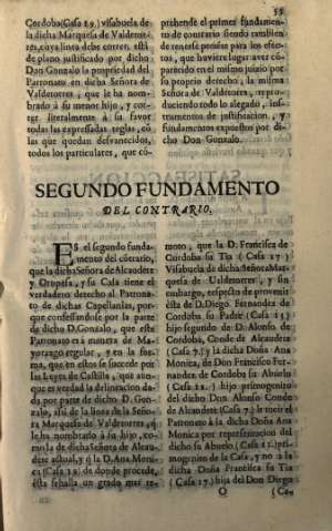 Segundo fundamento del contrario