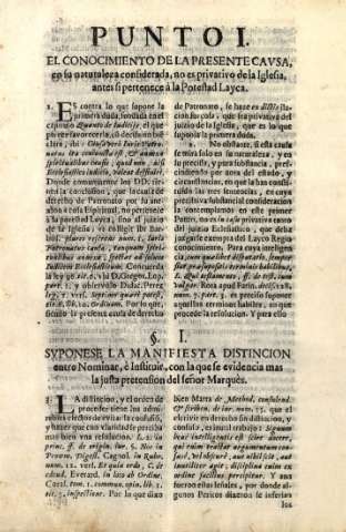 Punto I