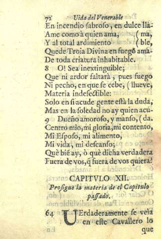 Capitvlo XII. Prosigue la materia de el Capitulo pasado