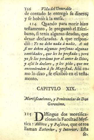 Capitvlo XIX. Mortificaciones, y Penitencias de Don Geronimo
