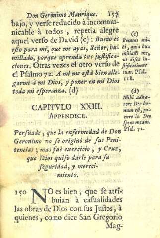 Capitvlo XXIII. Appendice