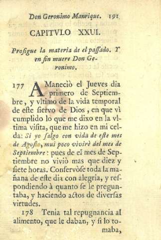 Capitvlo XXVI. Prosigue la materia de el pasado...