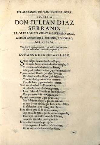 En alabanza de tan excelsa obra escribia Don Julian Diaz Serrano