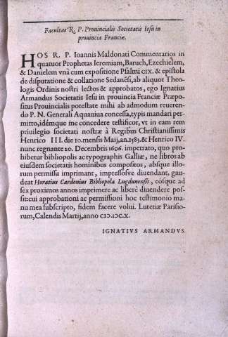 Facultas R. P. Provincialis Societatis Iesu in provincia Franciae