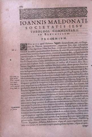 Ioannis Maldonati... Commentarii in Ezechielem